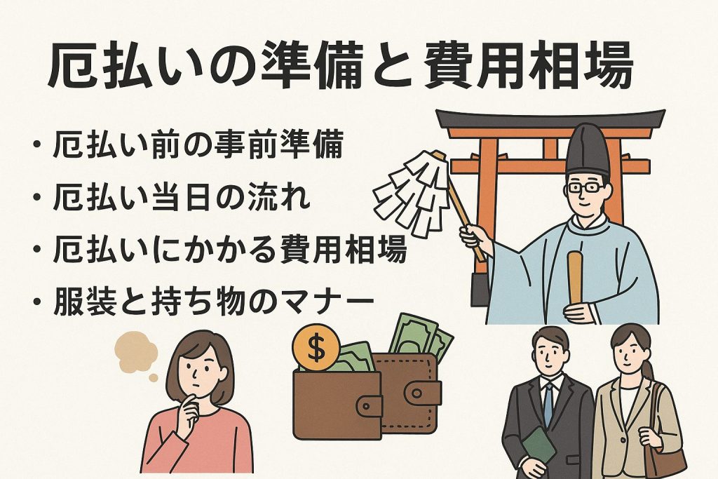厄払いの準備と費用相場