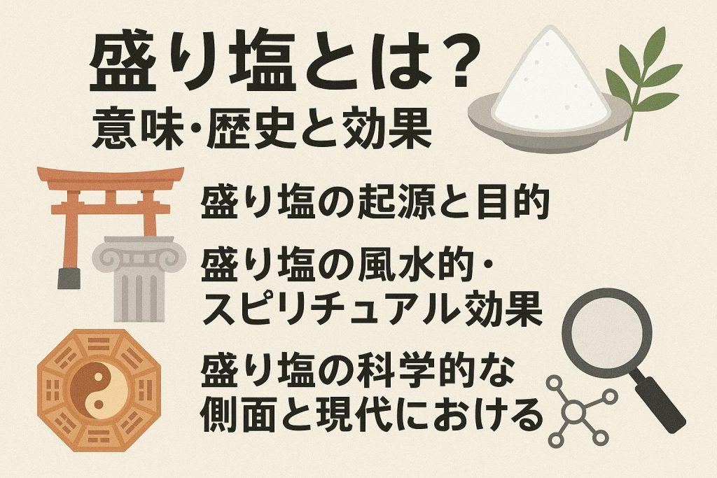 盛り塩とは？意味・歴史と効果を解説