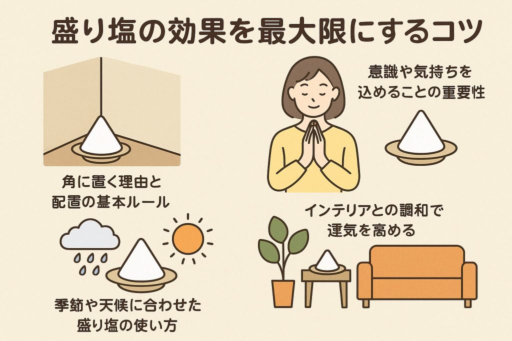 盛り塩の効果を最大限にするコツ