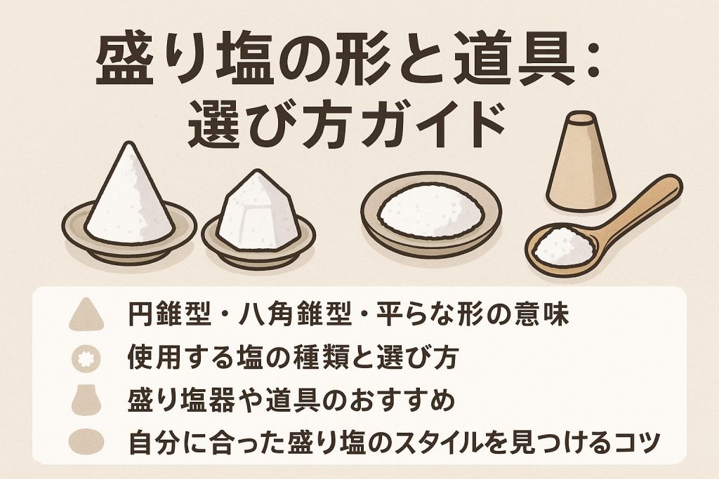 盛り塩の形と道具: 選び方ガイド
