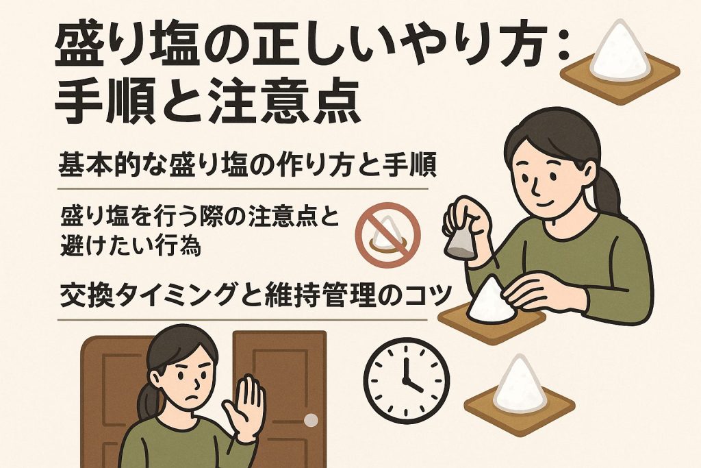 盛り塩の正しいやり方: 手順と注意点