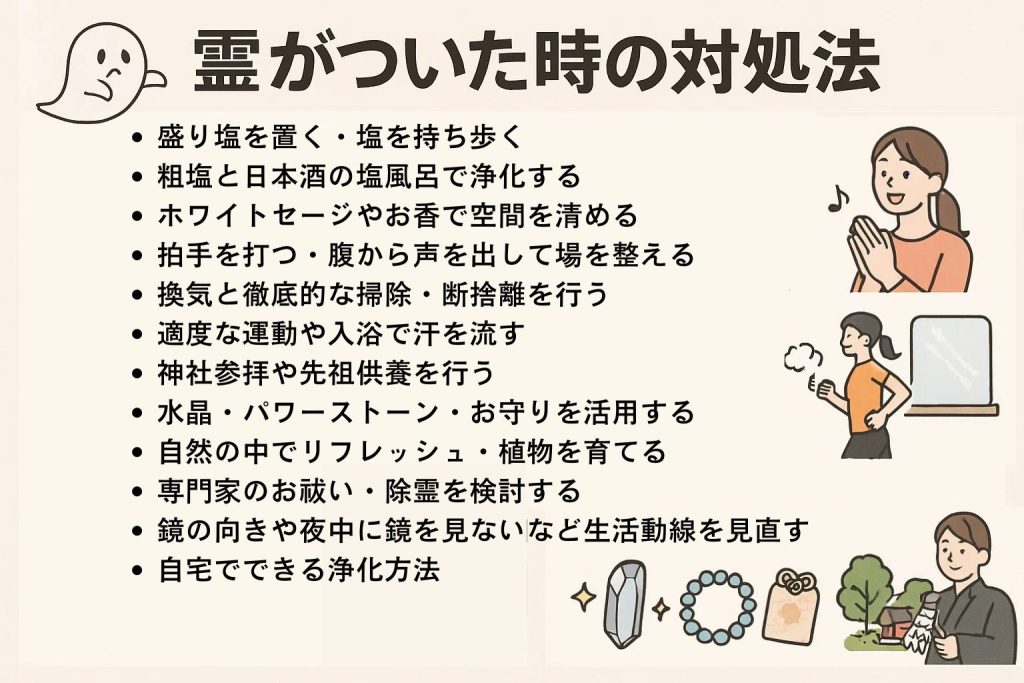 霊がついた時の対処法